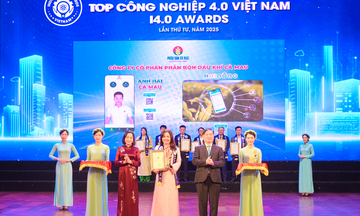 PVCFC cú đúp giải thưởng INDUSTRIE 4.0 AWARDS 2025