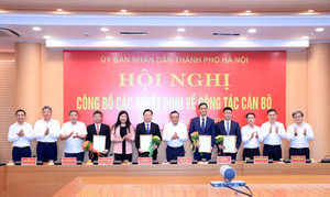 Bổ nhiệm ông Lê Thanh Nam giữ chức vụ Chánh Văn phòng UBND TP. Hà Nội