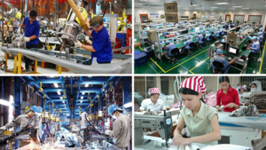 Trưng bày nhiều sản phẩm công nghiệp tại Triển lãm thành tựu ngành Công Thương
