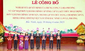 Tỉnh Bắc Ninh mới: Ra mắt lãnh đạo bộ máy chính quyền 2 cấp