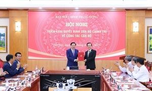 Ông Lê Hồng Quang giữ chức Phó Trưởng Ban Nội chính