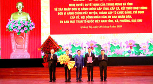 Ông Lê Ngọc Quang được chỉ định làm Bí thư Tỉnh ủy Quảng Trị (mới)