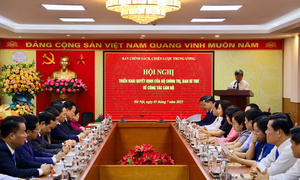 Ban Chính sách, chiến lược Trung ương có 2 tân phó ban