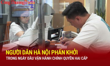 Người dân Hà Nội phấn khởi trong ngày đầu vận hành chính quyền hai cấp