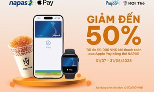 Mát lạnh ngày hè, chạm NAPAS Apple Pay giảm đến 50% tại KOI THÉ