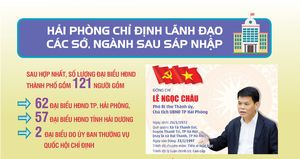 Infographic | Hải Phòng chỉ định lãnh đạo các sở, ngành sau sáp nhập