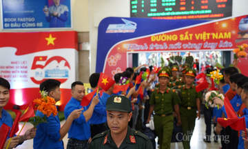 Gần 600 chiến sĩ công an phía Nam ra Hà Nội tập luyện diễu binh Quốc khánh 2/9