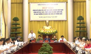 Công bố lệnh của Chủ tịch nước về các luật và pháp lệnh