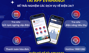 Quản lý điện năng hiệu quả hơn với App EVNHANOI