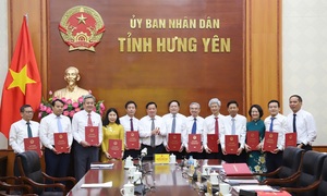 Tỉnh Hưng Yên công bố các lãnh đạo chủ chốt sau hợp nhất