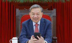 Tổng Bí thư Tô Lâm cùng lãnh đạo Việt Nam gửi điện mừng Quốc khánh Mỹ