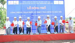 EVNNPT khởi công Dự án Trạm biến áp 500kV Thái Bình