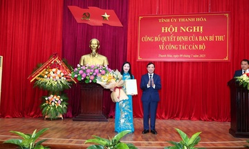 Bà Phạm Thị Thanh Thủy giữ chức Chủ nhiệm Ủy ban Kiểm tra Tỉnh ủy Thanh Hóa