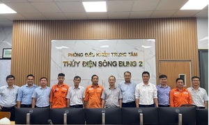 Tổng Giám đốc Tổng công ty Phát điện 2 kiểm tra các nhà máy Thủy điện sông Bung