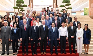 Thủ tướng làm việc với đoàn doanh nghiệp của USABC