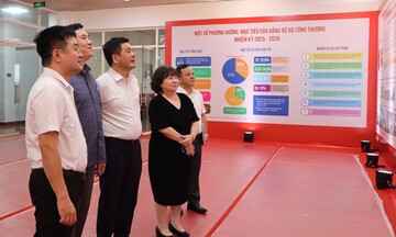 Bộ trưởng Nguyễn Hồng Diên kiểm tra công tác chuẩn bị Đại hội đại biểu Đảng bộ Bộ Công Thương lần thứ I