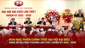 Khai mạc Phiên chính thức Đại hội đại biểu Đảng bộ Bộ Công Thương lần thứ I