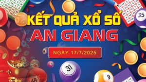 XSAG 17/7 trực tiếp kết quả xổ số An Giang hôm nay 17/7/2025