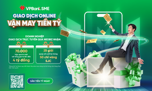 Doanh nghiệp giao dịch online cùng VPBank “săn” vận may gần 4 tỷ đồng
