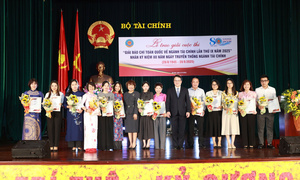 Phóng viên Báo Công Thương đoạt giải C Báo chí toàn quốc về ngành Tài chính