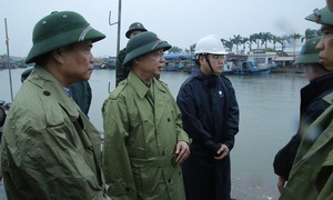 Phó Thủ tướng Trần Hồng Hà kiểm tra công tác ứng phó bão số 3 tại Hải Phòng