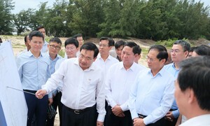 Phó Thủ tướng Bùi Thanh Sơn kiểm tra thực địa 2 nhà máy điện hạt nhân Ninh Thuận