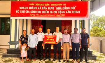 Trung đoàn 196 Hải quân làm tốt công tác đền ơn đáp nghĩa