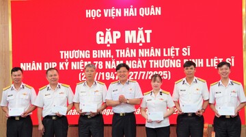 Học viện Hải quân: Nhiều hoạt động tri ân ngày Thương binh - Liệt sĩ 
