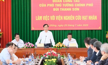 Phó Thủ tướng Bùi Thanh Sơn làm việc với Viện Nghiên cứu hạt nhân tại Lâm Đồng