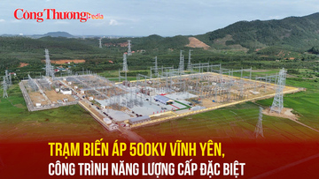 Gắn biển Trạm biến áp 500kV Vĩnh Yên- công trình năng lượng cấp đặc biệt