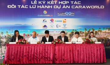Chủ đầu tư dự án CaraWorld ký hợp tác chiến lược với các đối tác lữ hành lớn