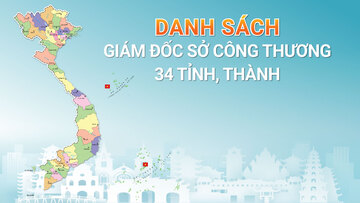Infographic | Danh sách Giám đốc Sở Công Thương 34 tỉnh, thành trên cả nước
