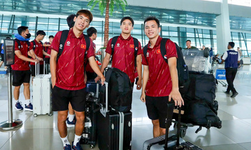 U23 Việt Nam lên máy bay rời Indonesia, mang chức vô địch Đông Nam Á về nước