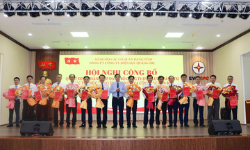 Công bố quyết định thành lập Đảng bộ Công ty Điện lực Quảng Trị