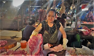 Hà Tĩnh: Dịch tả châu Phi phức tạp, sức mua thịt lợn tại chợ giảm mạnh