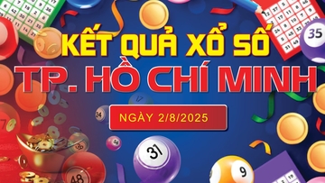 XSHCM 2/8, trực tiếp kết quả xổ số Hồ Chí Minh hôm nay 2/8/2025