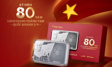 Phú Quý bán hết trong 8 giờ 9.999 thỏi bạc kỷ niệm 80 năm Quốc khánh 2/9