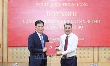 Đồng chí Nguyễn Thanh Bình giữ chức Phó Trưởng Ban Tổ chức Trung ương
