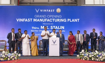 Nhà máy xe điện đầu tiên ngoài Việt Nam của  VinFast chính thức vận hành