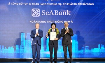SeABank tiếp tục lọt Top 10 ngân hàng TMCP tư nhân uy tín năm 2025 tại Việt Nam