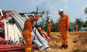 Lực lượng 3 miền của EVNNPT hội tụ tiếp sức đường dây 500kV Lào Cai - Vĩnh Yên