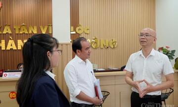 Bộ Công Thương  trực tiếp hướng dẫn thực hiện thủ tục hành chính tại xã Tân Vĩnh Lộc