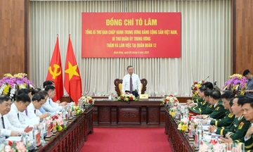 Tổng Bí thư: Xây dựng Quân đoàn 12 thực sự là 'quả đấm thép' trong giai đoạn mới