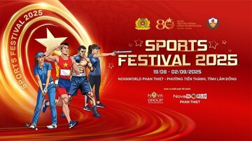 Hơn 7.000 vận động viên sẽ tham dự Sports Festival 2025 tại NovaWorld Phan Thiet