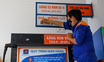 Giá xăng ngày 7/8 tăng từ 207 - 234 đồng/lít