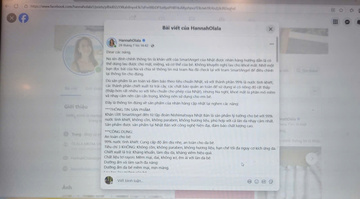Facebook 1,3 triệu follow HannahOlala đính chính về sản phẩm SmartAngel