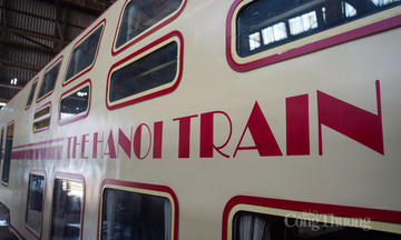 Đoàn tàu The Hanoi Train đã hoàn thành 98%, sẵn sàng đón khách dịp 2/9