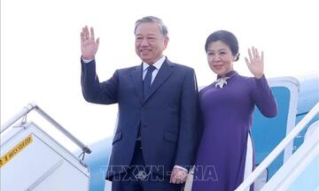 Tổng Bí thư Tô Lâm và Phu nhân kết thúc tốt đẹp chuyến thăm Hàn Quốc
