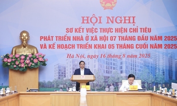 Thủ tướng chủ trì Hội nghị sơ kết về nhà ở xã hội 7 tháng đầu năm 2025