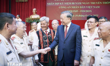 Tổng Bí thư Tô Lâm gặp mặt cán bộ Công an cấp cao nghỉ hưu